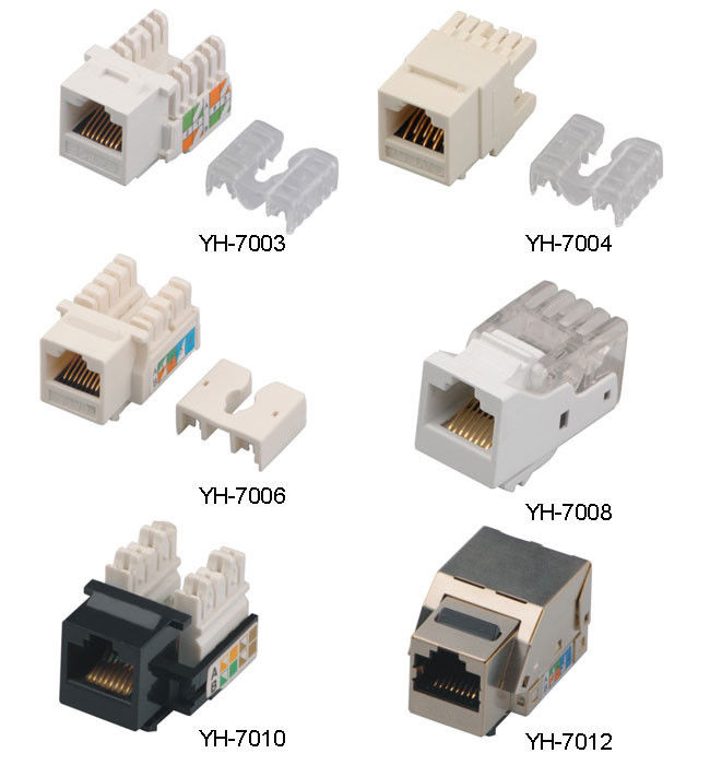 ব্ল্যাক সারফেস RJ45 8P8C সকেট Cat5e নেটওয়ার্ক ব্লাঙ্ক ল্যান প্যাচ প্যানেল YH7010 জন্য নেটওয়ার্ক কীস্টন জ্যাক