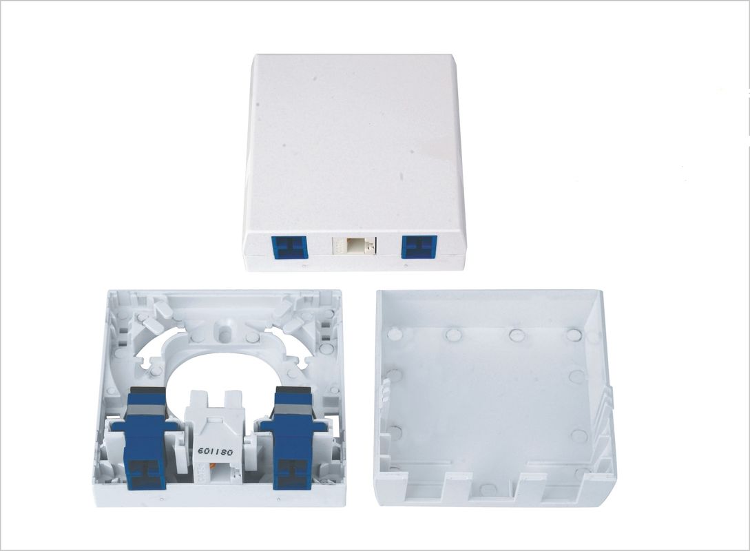 RJ45 এবং SC 86 টাইপ মাউন্টিং বক্স YH1043 এর জন্য ফাইবার অপটিক টার্মিনেশন ওয়াল সকেট একক পরিবার ইউনিট